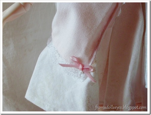 Close Up of Bows on Doll Dress Skirt
