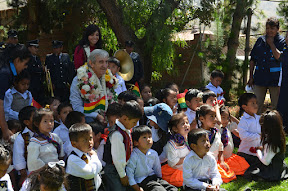 Visita embajador de Suiza a Inst. Tecnológico Sayarinapaj (Cochabamba)