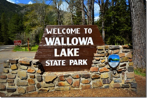 Wallowa Lake Sign