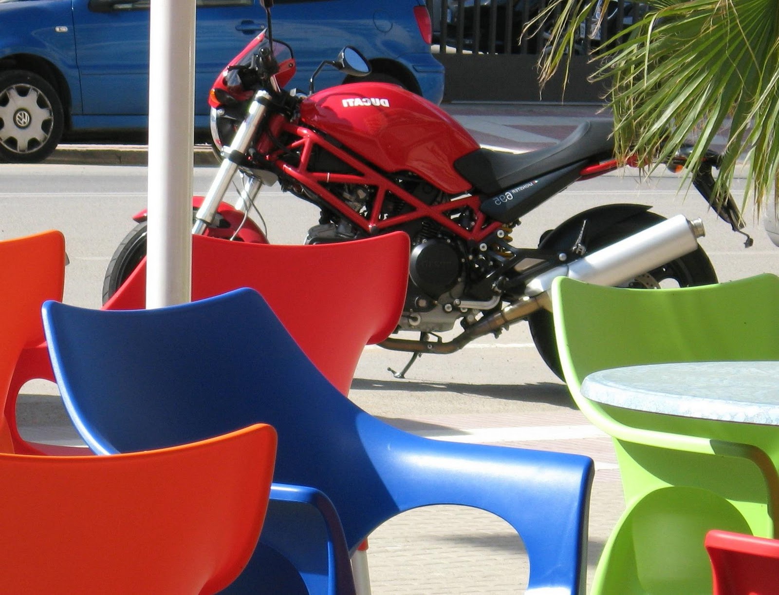 Ducati Monster In Cafe