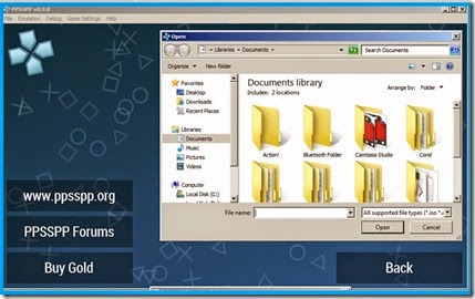 cara bermain psp di komputer windows