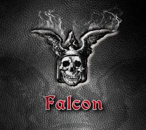 cover Self-Titled Falcon album cover with red logo variation. Uncategorized  