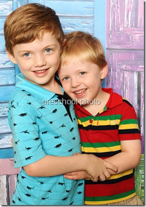 2015-10 Benjamin and Daniel preschool