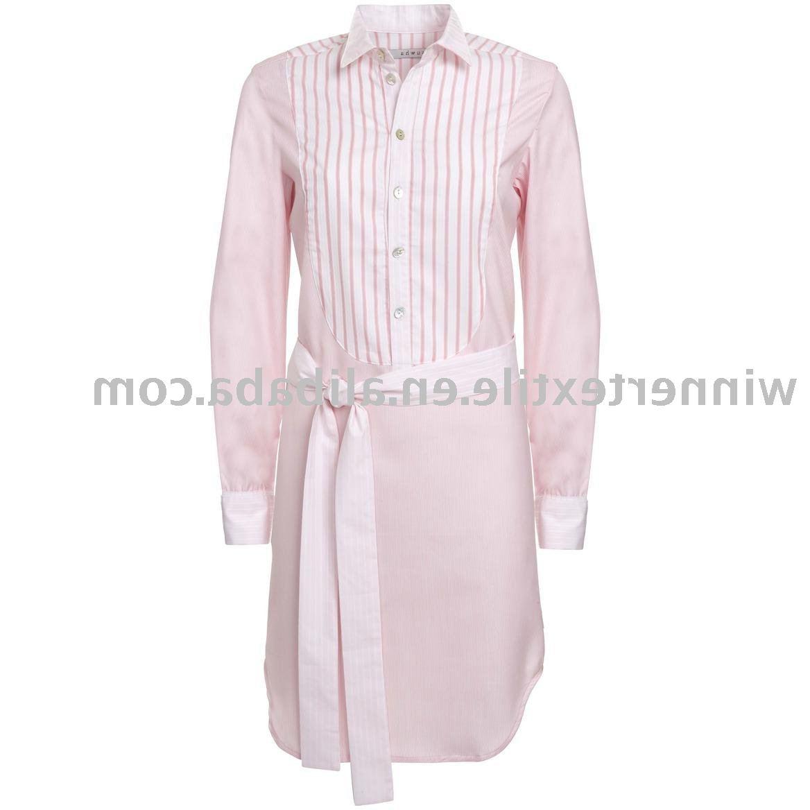 Chic cotton shirt dress with self tie belt  dresses,women dresses,wedding