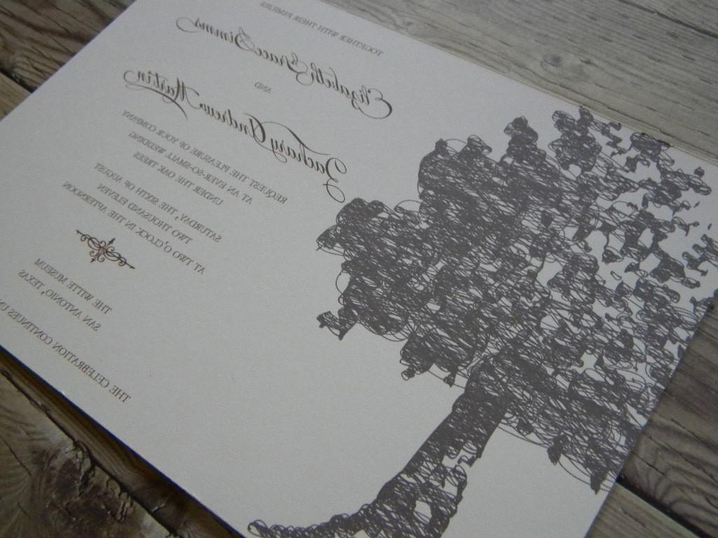 oak tree and house wedding