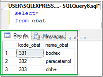 Membuat Table Menggunakan QUERY / CODING dengan SQL Server