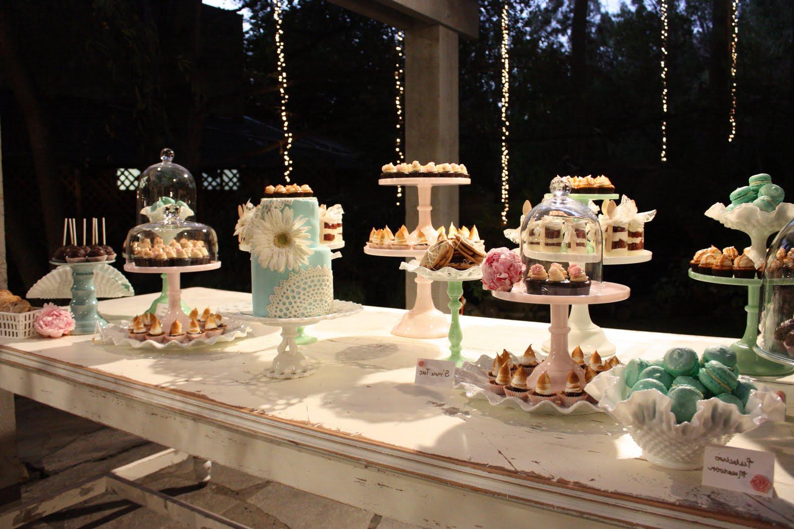wedding dessert table decorations