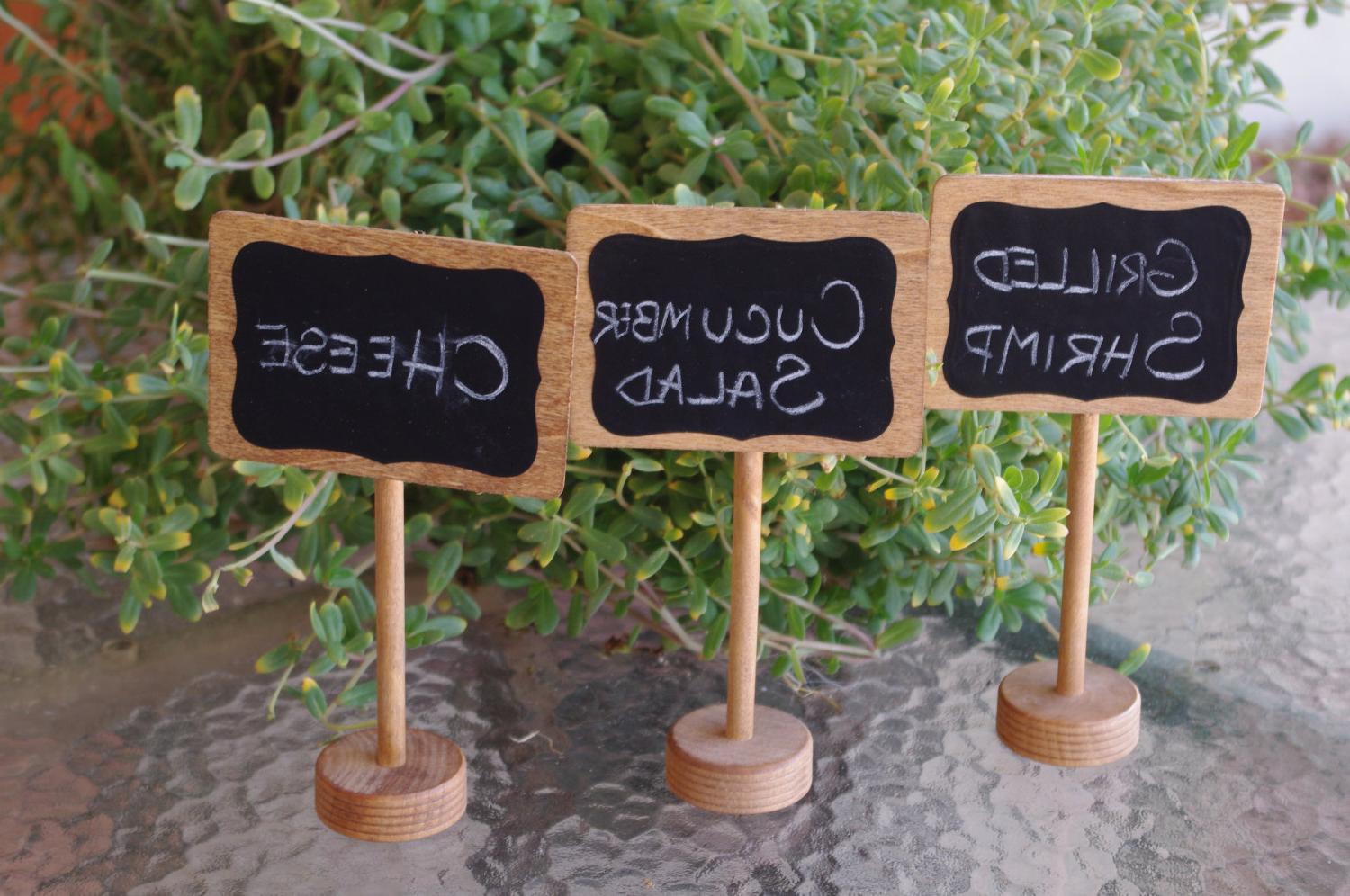 CHALKBOARD and wood BUFFET