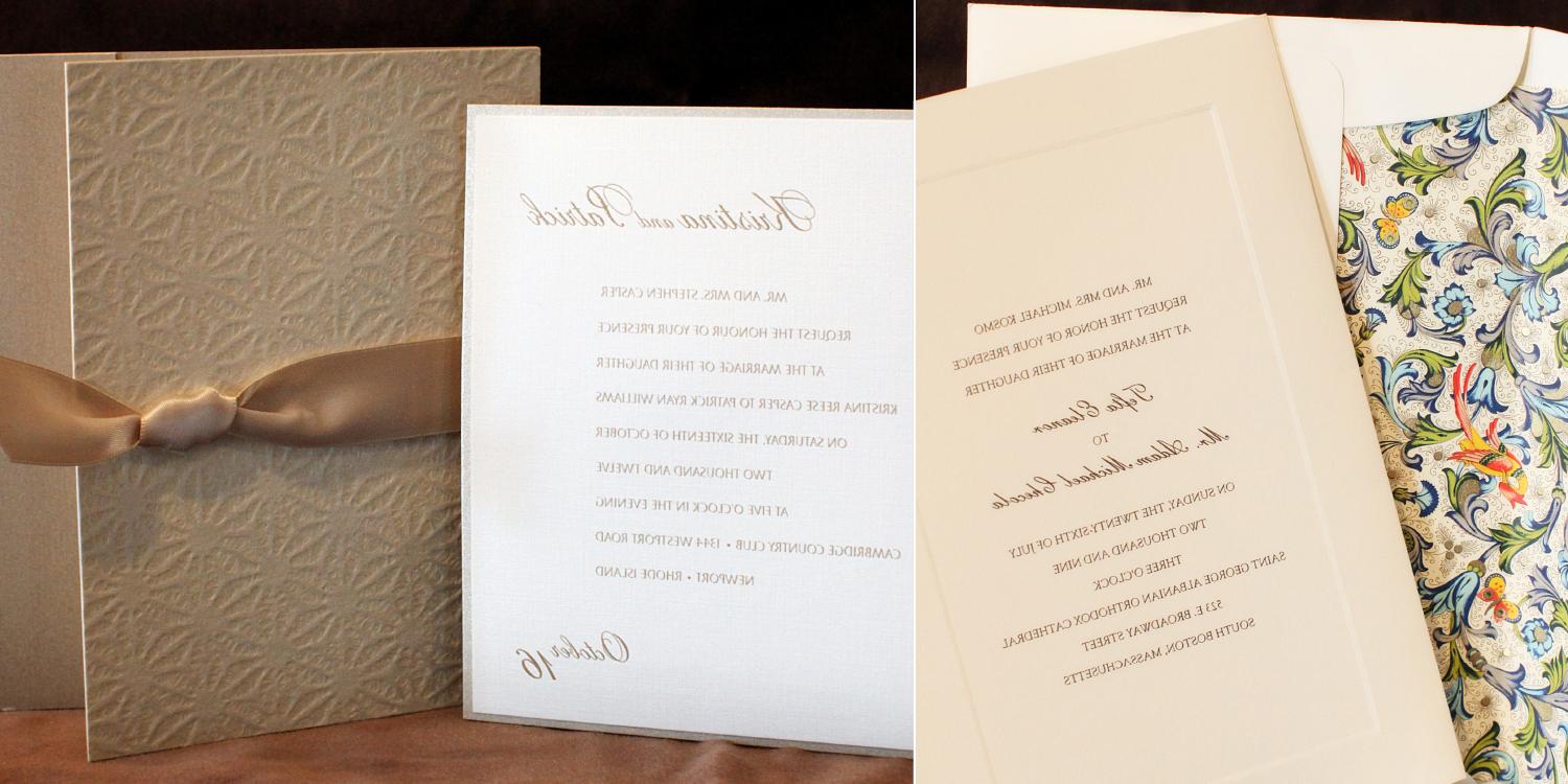 Wedding Invitations: 6 Style