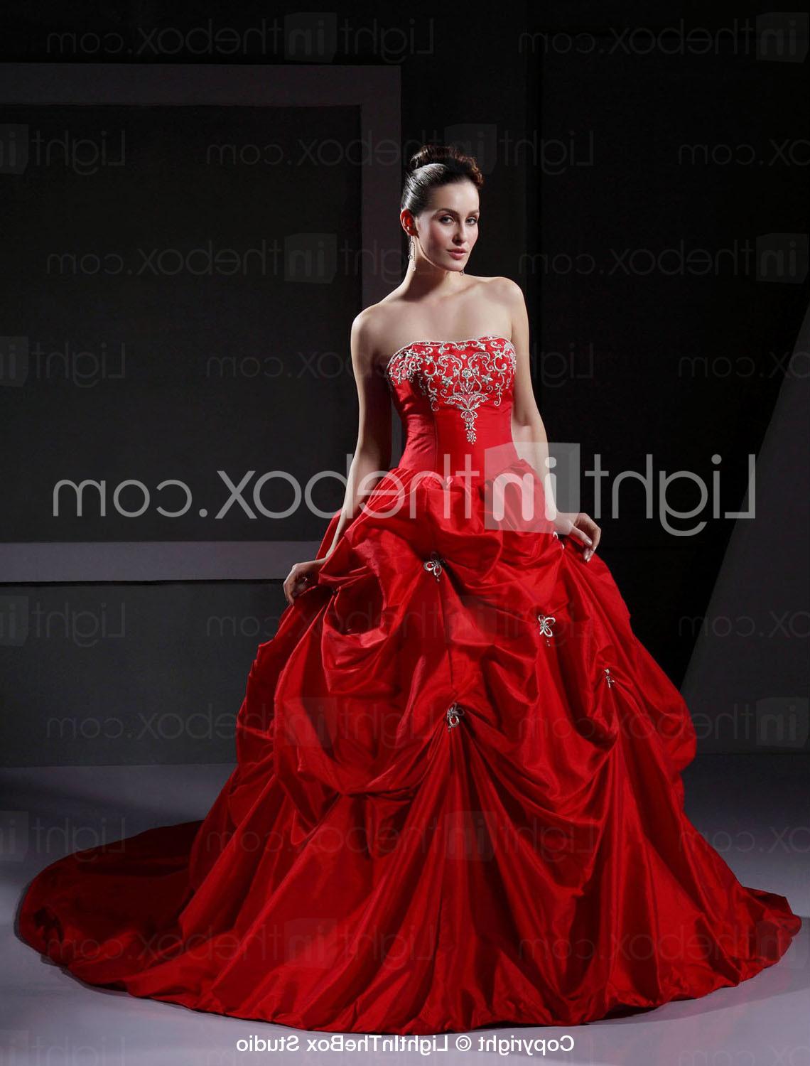 Train Red Wedding Dress