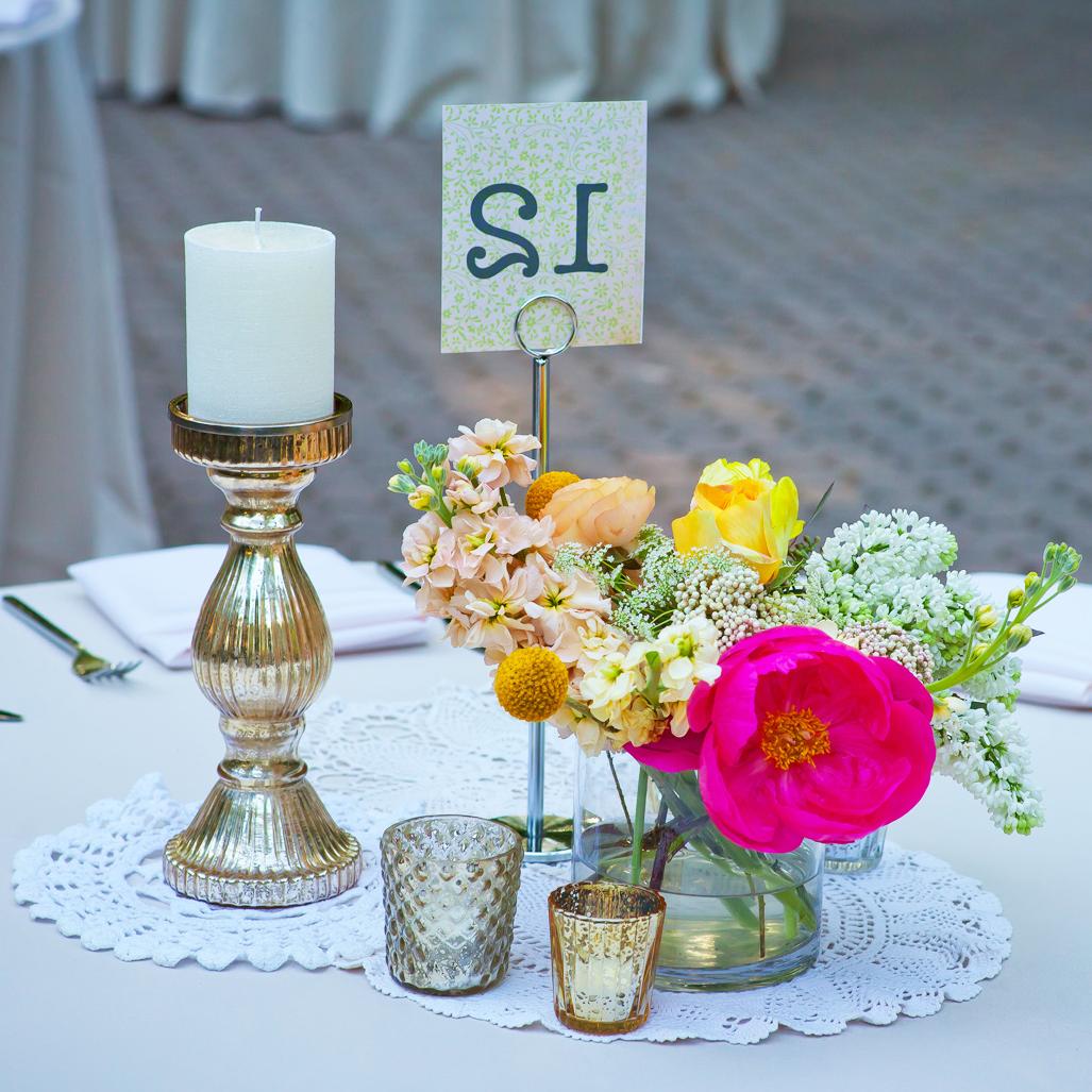 garden wedding table