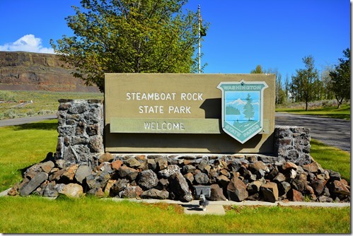 Steamboat Rock Sign