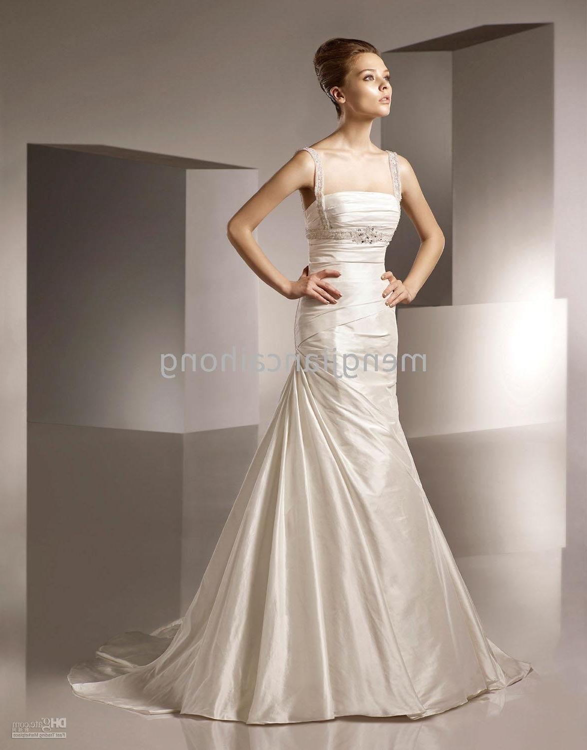 Wholesale 8 10 12 Beautiful Taffeta Wedding Dress Bridal Gown Wedding
