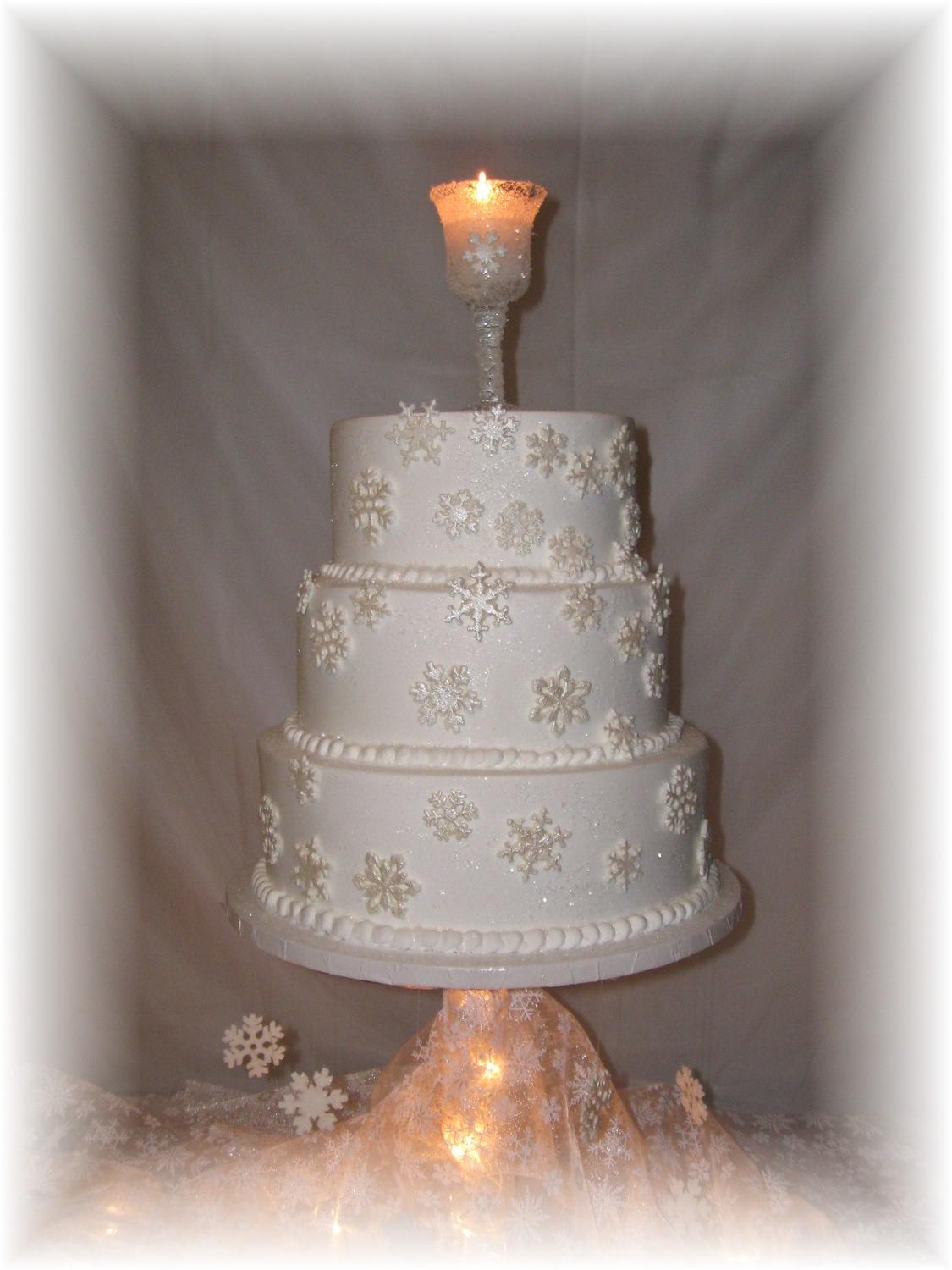 winter wedding cakes