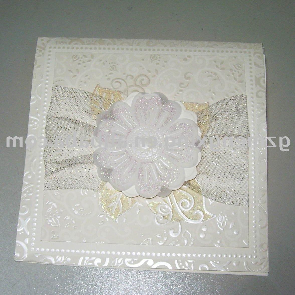 See larger image: bardian wedding invitation with special decoration -- T051