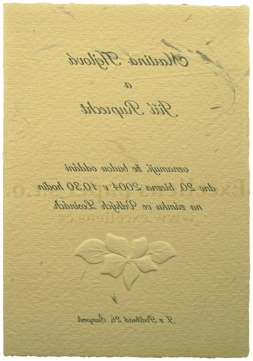 Wedding Invitation card C6 26