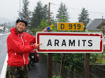 Bewijs van ons bezoek aan Aramits.