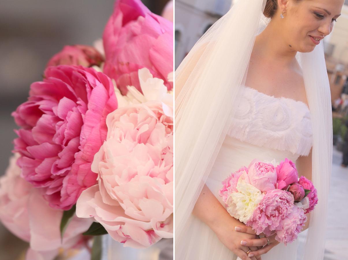 Real Wedding: Pink and Green