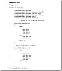 Using Assembly Language with C-C  -0260