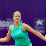 STRASBOURG, FRANCE - MAY 17 : Shelby Rogers in action at the 2015 Internationaux de Strasbourg WTA International tennis tournament