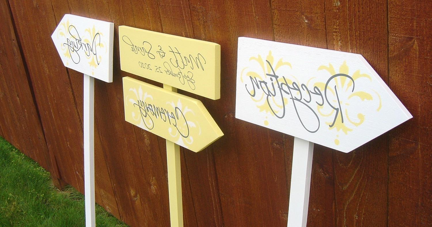 Wedding Signs...3 Sets of WEDDING DIRECTIONAL sign and arrows For Wedding,