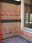 Weep screed at porches 10/14