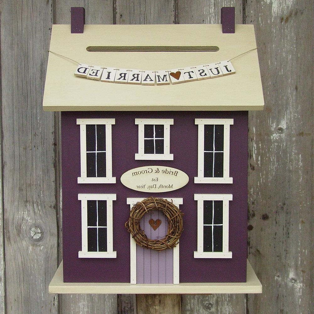 Original -Wedding Card Box Birdhouse Personalized - In-Stock