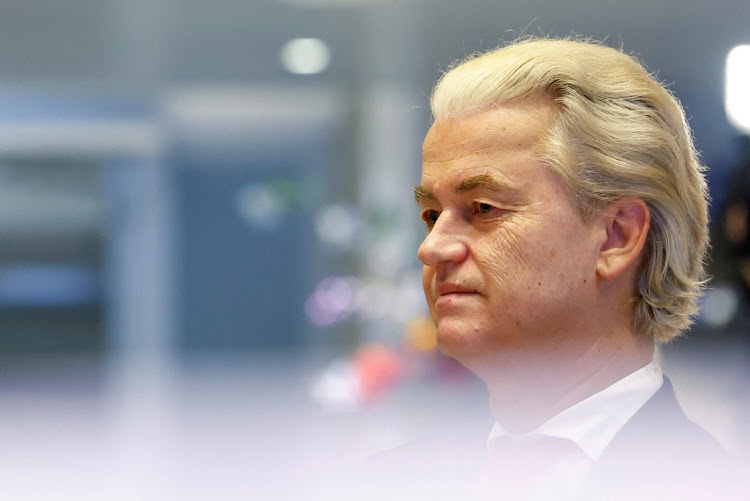 Dutch far-right politician Geert Wilders in The Hague, the Netherlands, November 24 2023. Picture: REUTERS/Piroschka van de Wouw