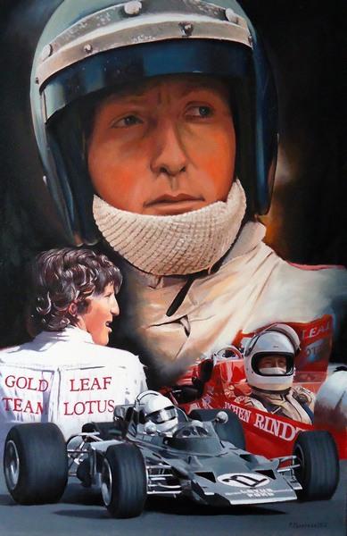 Йохен Риндт Gold Leaf Team Lotus 1970 by Roman Goloseev