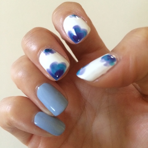 Essie Silk Watercolors Review Tutorial The Polished Pursuit Essie Silk Watercolor Nail Art Ideas