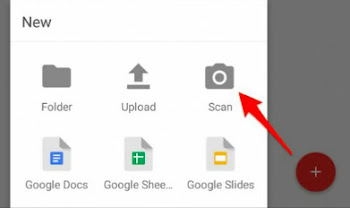 Google drive scanner