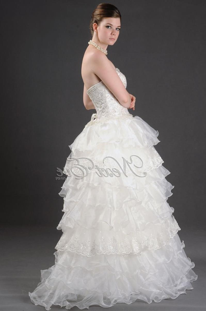 Lace Up Back Wedding Gown