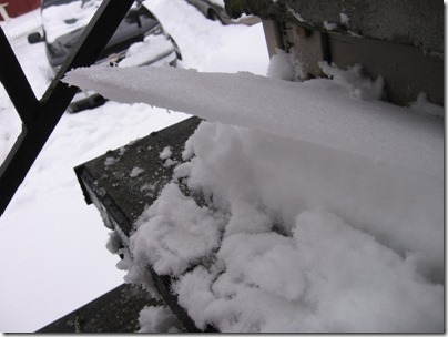 IMG_4885 Ice in Snow in Milwaukie, Oregon on December 24, 2008