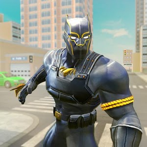 Download Black Panther Superhero Crime City Rescue Fighting For PC Windows and Mac