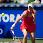 TOKYO, JAPAN - SEPTEMBER 22 :  Alison Riske in action at the 2015 Toray Pan Pacific Open WTA Premier tennis tournament