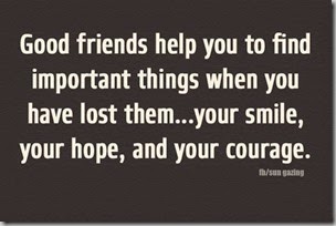 good friends help find