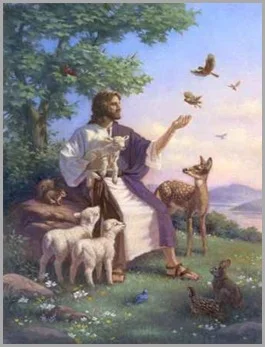 Jesus-e-os-animals-vegetariano