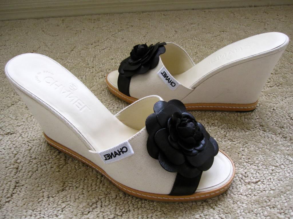 white wedges shoes