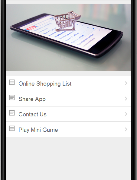 Android application Online Shopping List Apps Free screenshort
