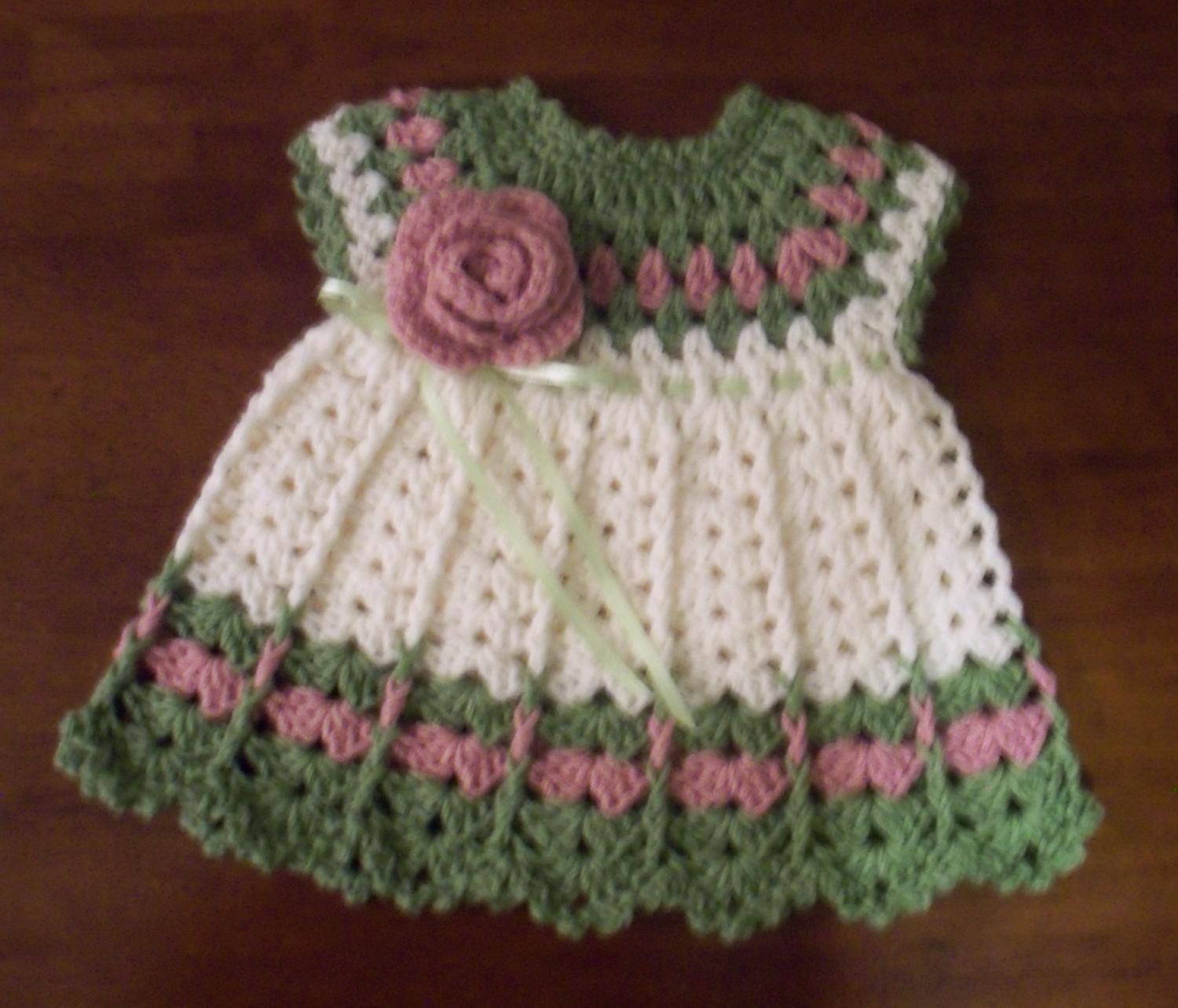 Rosebud Baby Dress Pattern