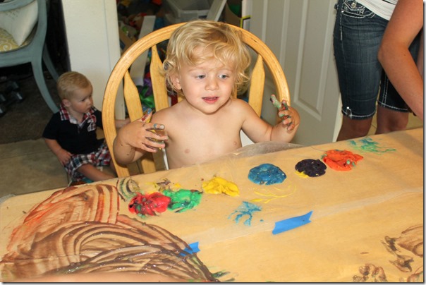 Easiest way to finger paint