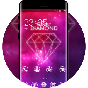 Download Crystal theme bling colorful diamond wallpaper For PC Windows and Mac
