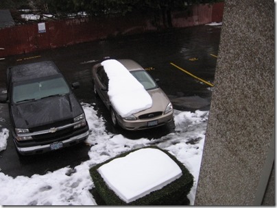 IMG_4993 Melting Snow in Milwaukie, Oregon on December 27, 2008