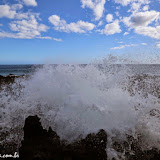 Blowhole no Campo de lava -  Maui, Havaí, EUA