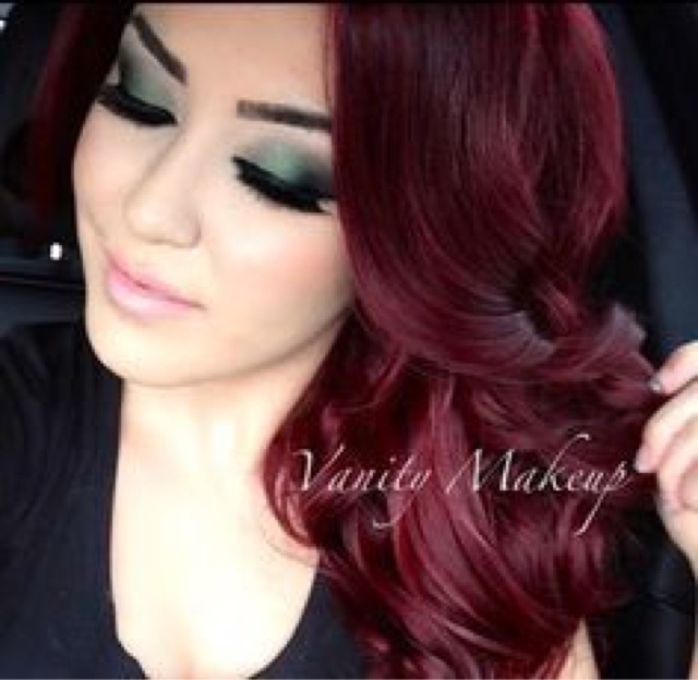 All Hair Makeover Deep Burgundy Hair Colour