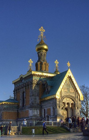 Darmstadt Mathildenhöhe Russian Chapel Germany