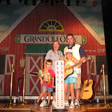 The Freys on the stage in the Ryman Auditorium in Nashville TN 09042011a