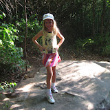 Hannah on a rock at the Nashville Zoo 09032011