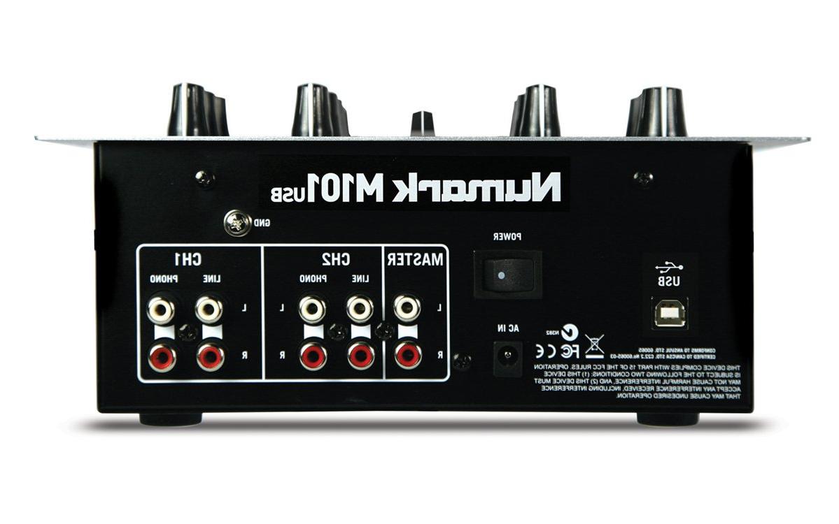Numark M101USB USB DJ Mixer,