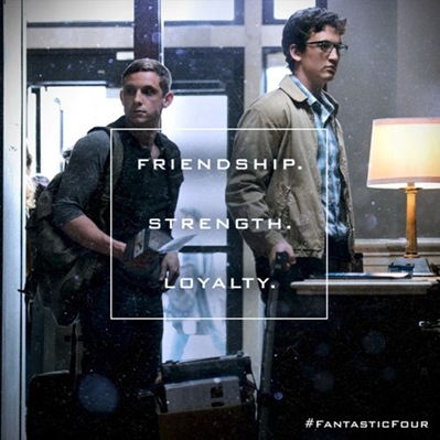 jamie bell & miles teller FANTASTIC FOUR